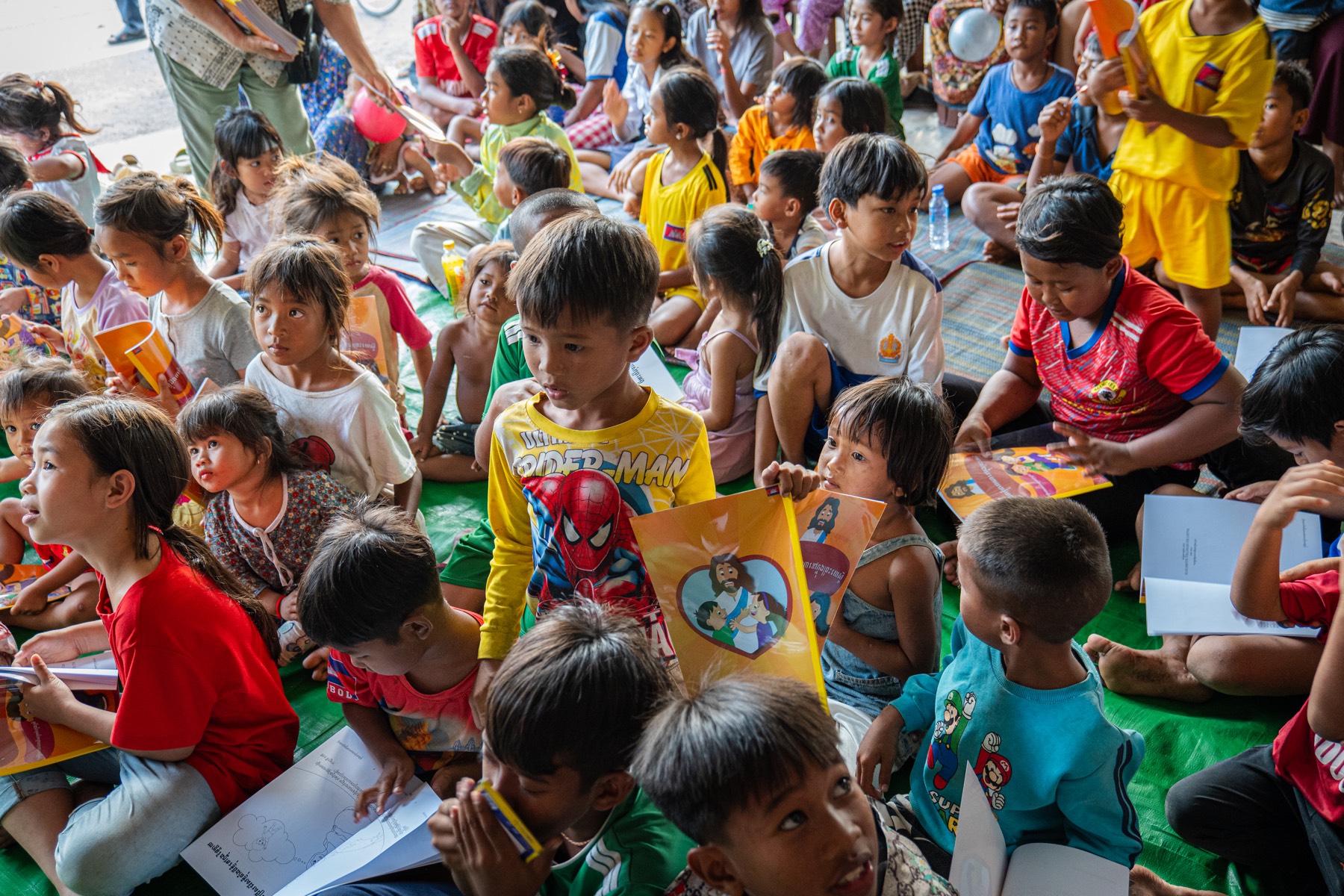 Actividad del proyecto en Camboya, foto 1.