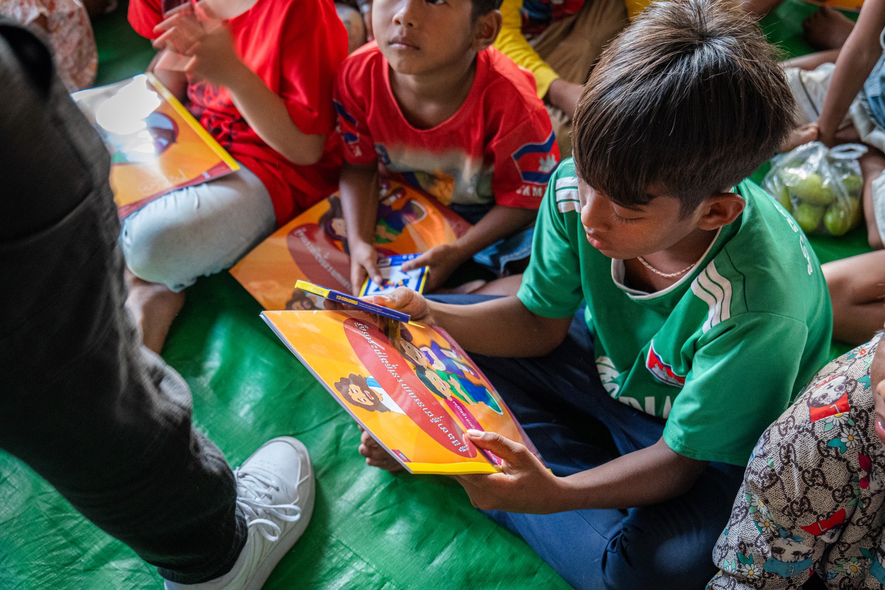 Actividad del proyecto en Camboya, foto 2.